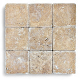 Travertine Tumbled Square Tiles
